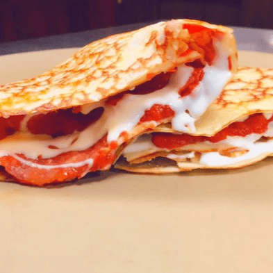 Crepizza Champiñón.