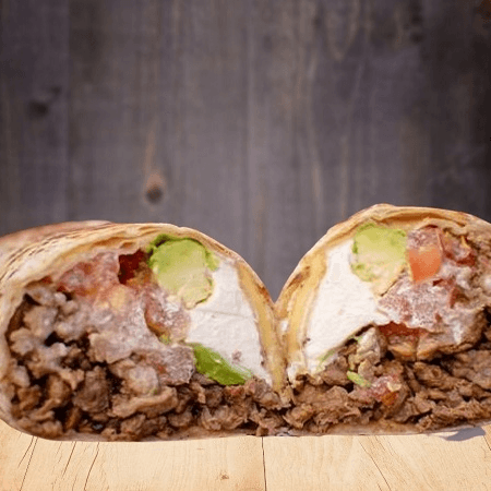 Burrito de Bistec con Philadelphia