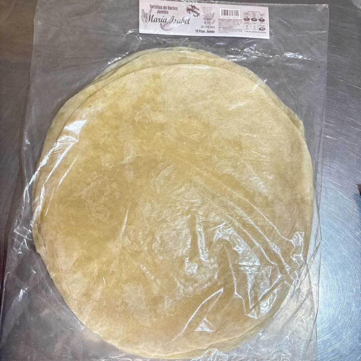 Tortilla de Harina Jumbo