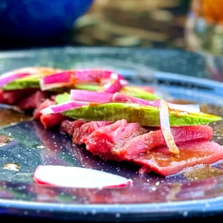 Tiradito de Lonja de Atún
