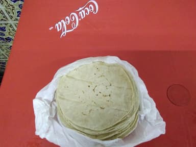 Tortillas Hecho de Tortilleria no a Mano