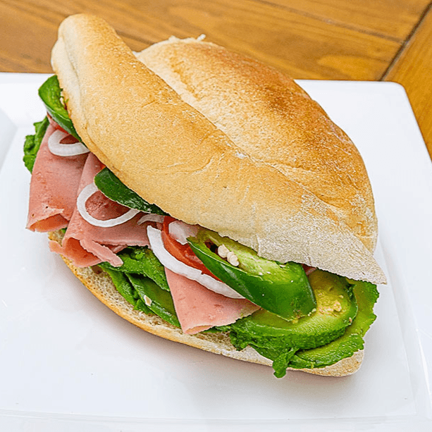 Lonche de Jamón con Aguacate