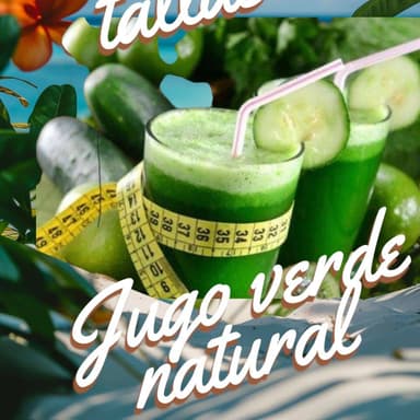JUGO VERDE NATURAL MEDIO LITRO "OPCIÓN A"