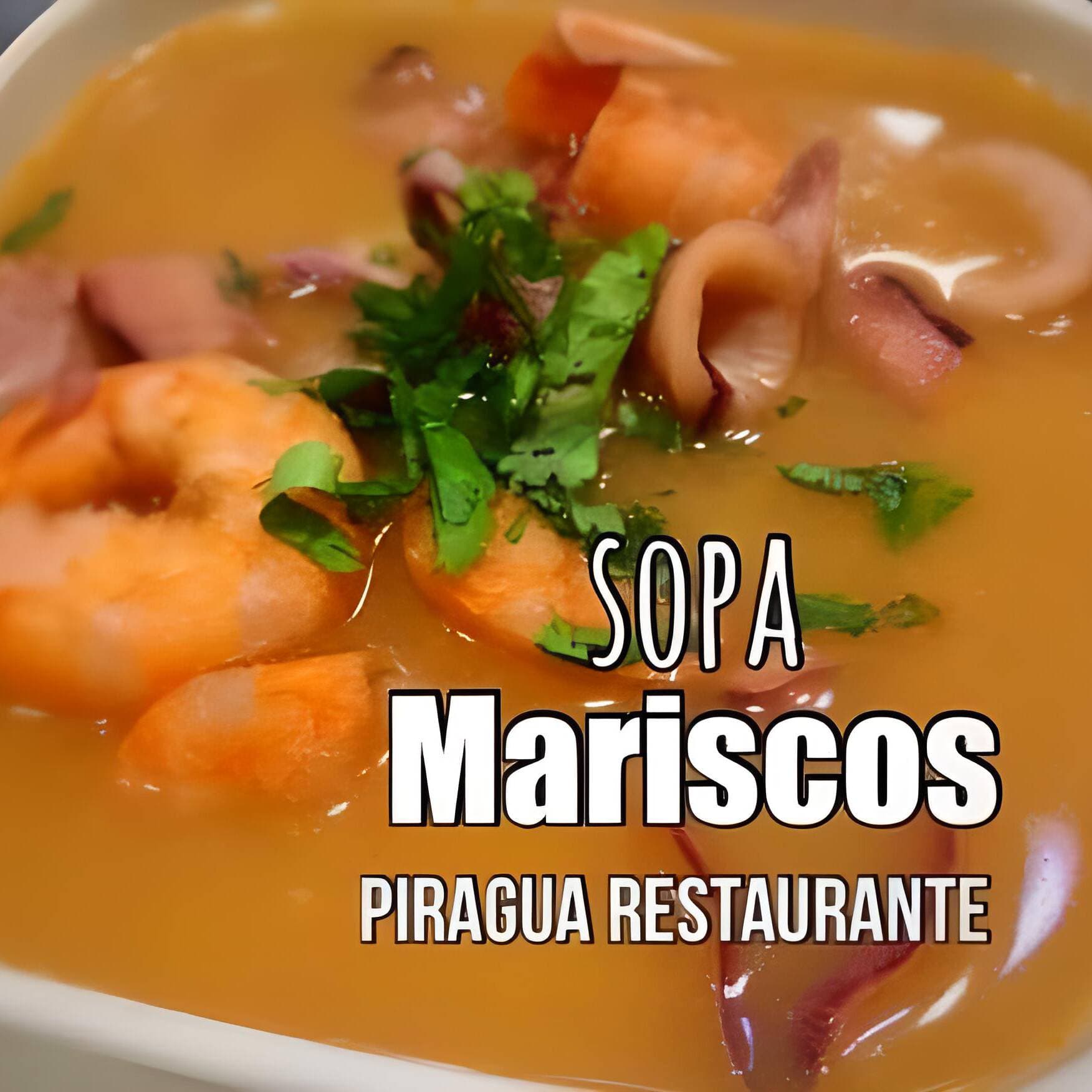 Sopa de Mariscos 1/2 Litro