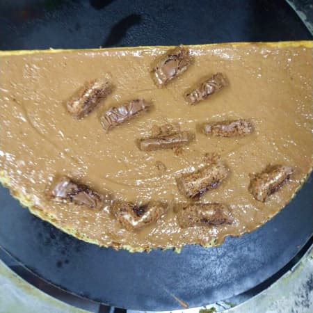 Crepa de Kinder Delice y NUTELLA