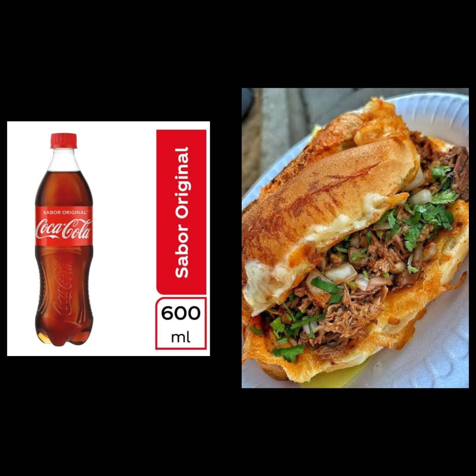 COMBO BOLILLO + COCA COLA 600ml