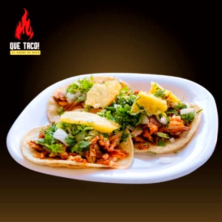 Combo 5 Tacos Pastor C/ Queso + 1Ltr Agua