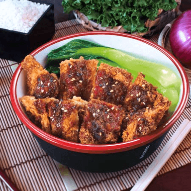 Chicken Katsu con Salsa Teriyaki