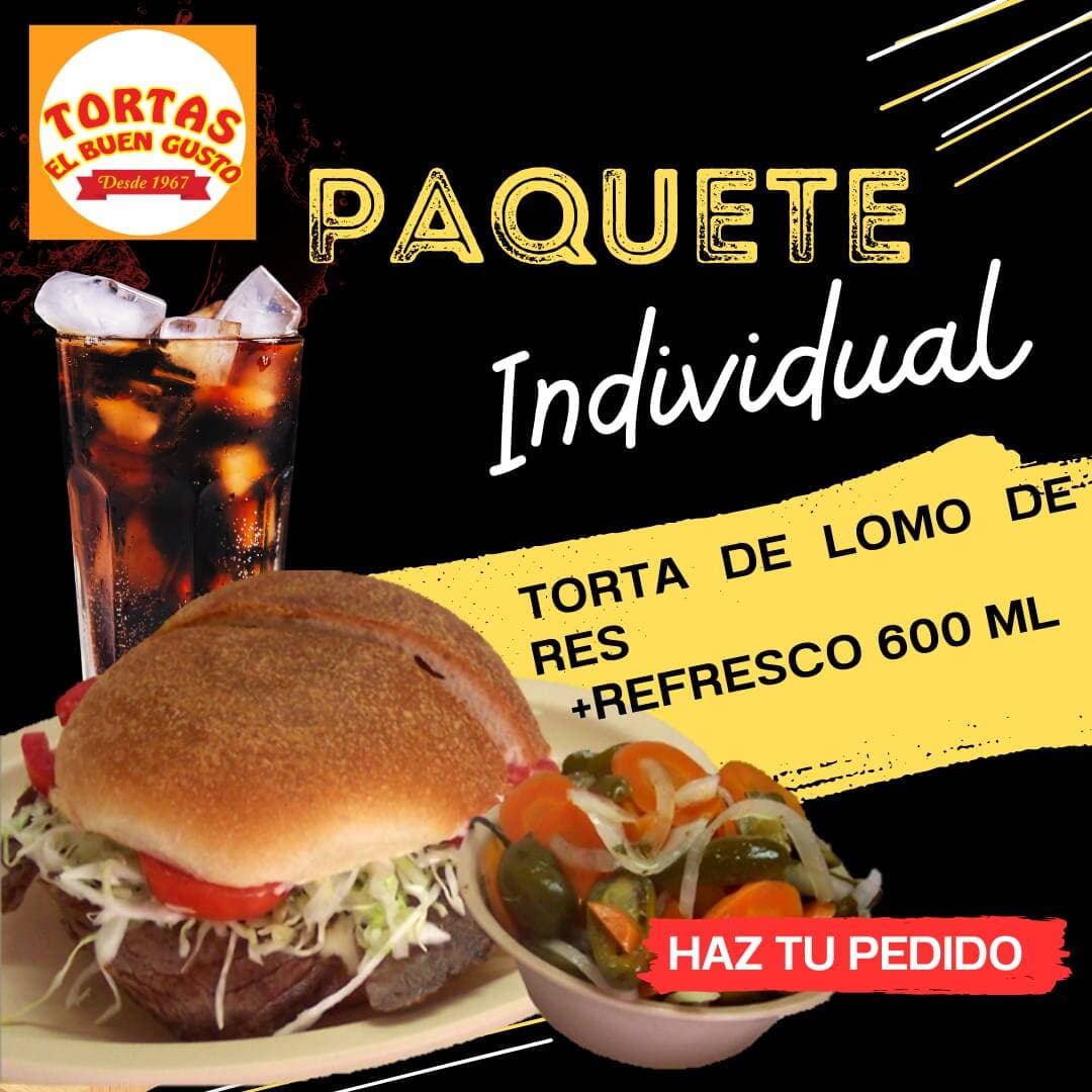 Combo Individual, Torta Lomo de Res