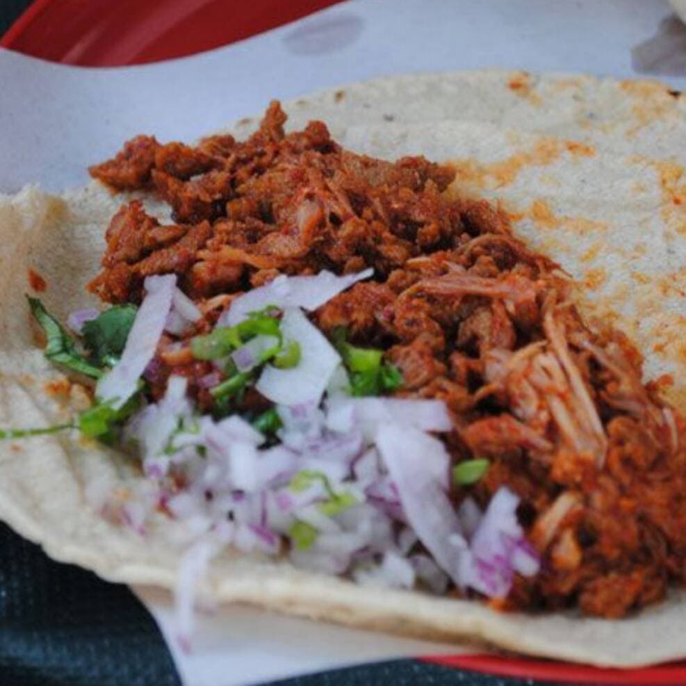 Taco de mixiote de Res