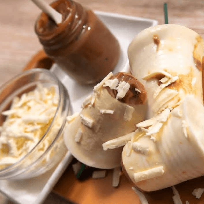 Helado Casero Queso con Arequipe