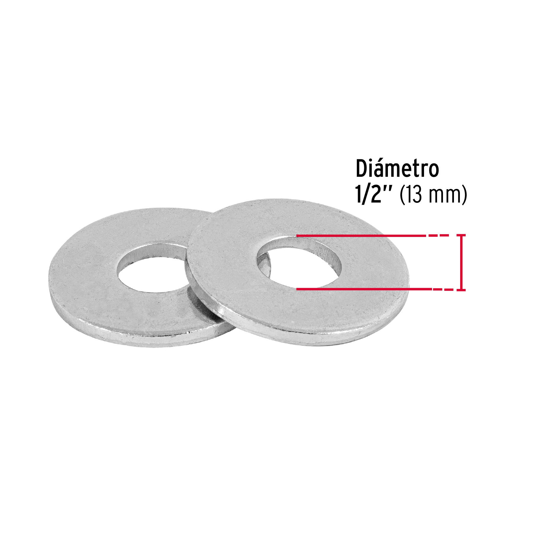 GUASA PLANA 1/2 C/U ARA-1/2 44547 3602-13-000-1