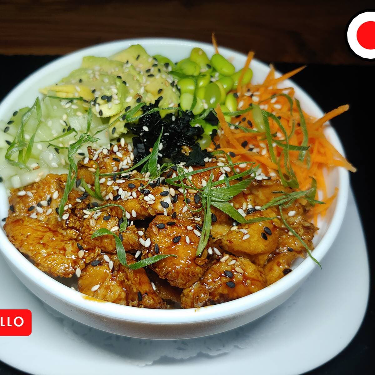 Poke Bowl + Bebida