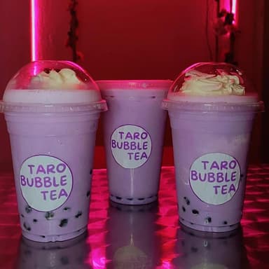 FRAPPÉ TARO CON TAPIOCA