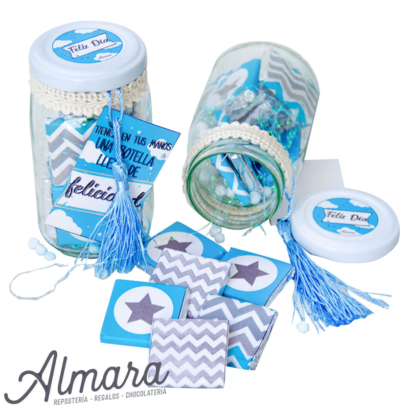 Frasco de Felicidad Azul