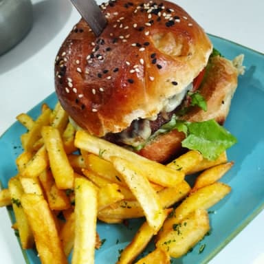 Hamburguesa de Carne a la Parrilla