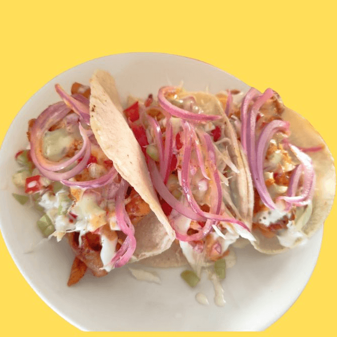 3 Tacos de Pescado