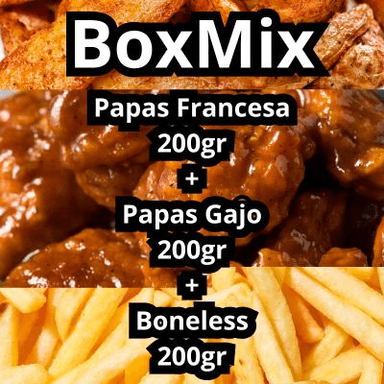 BoxMix (200gr Francesa+200gr Gajo + 200 Bonless)