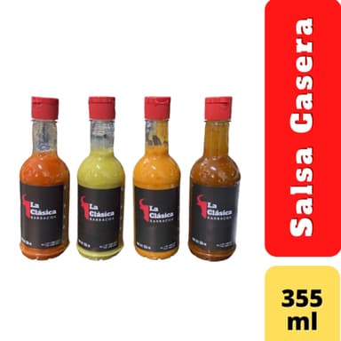 Salsa casera embotellada