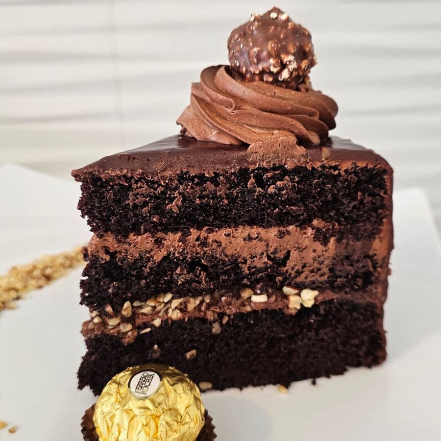 Rebanada de pastel Nocciola