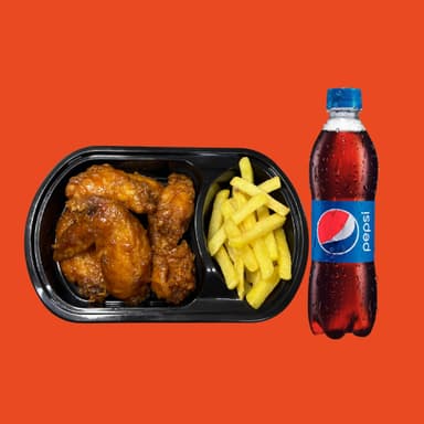 Personal Combo Alitas BBQ