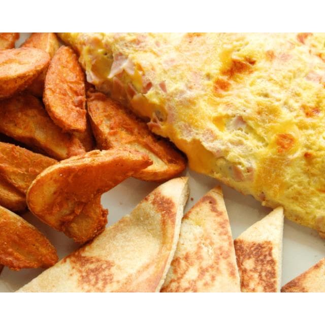 Omelette de carne y pimientos