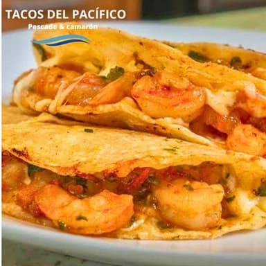 Taco Dorado de Camarón con Queso