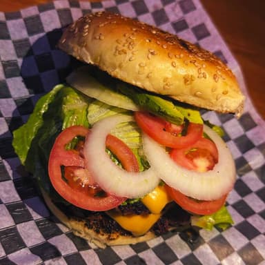 Hamburguesa Doble con Papas