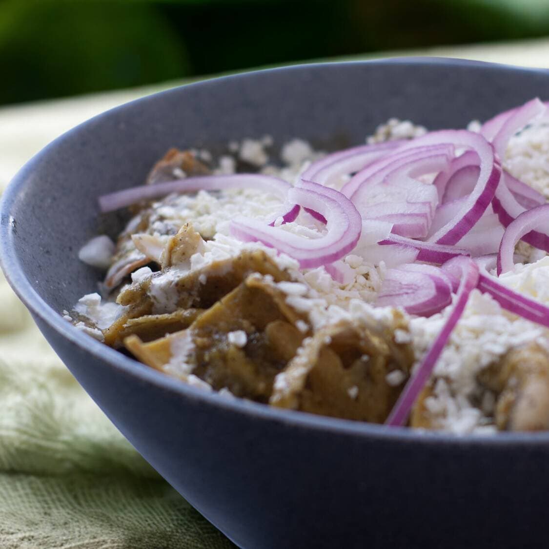 Chilaquiles en salsa verde