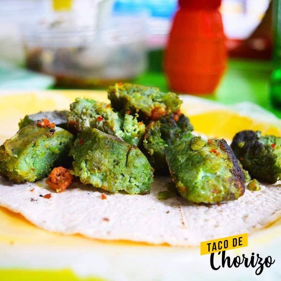 Tacos de Chorizo Español Verde
