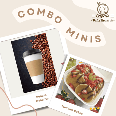 C o m b o Minis + Bebida Caliente (12 Oz)