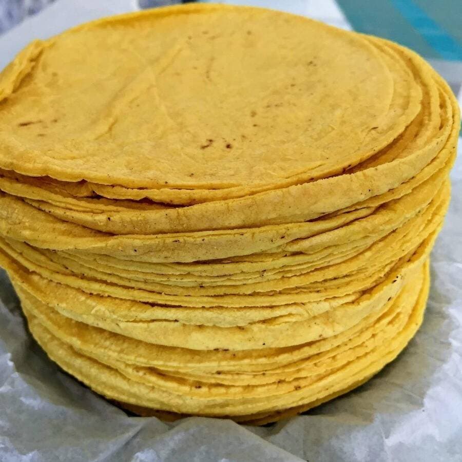 TORTILLA MAIZ AMARILLO TAMAÑO NORMAL 1 KILO