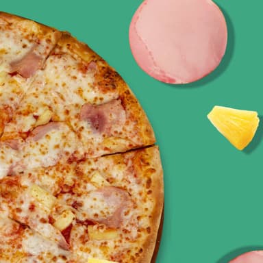 PIZZA INDIVIDUAL HAWAIANA