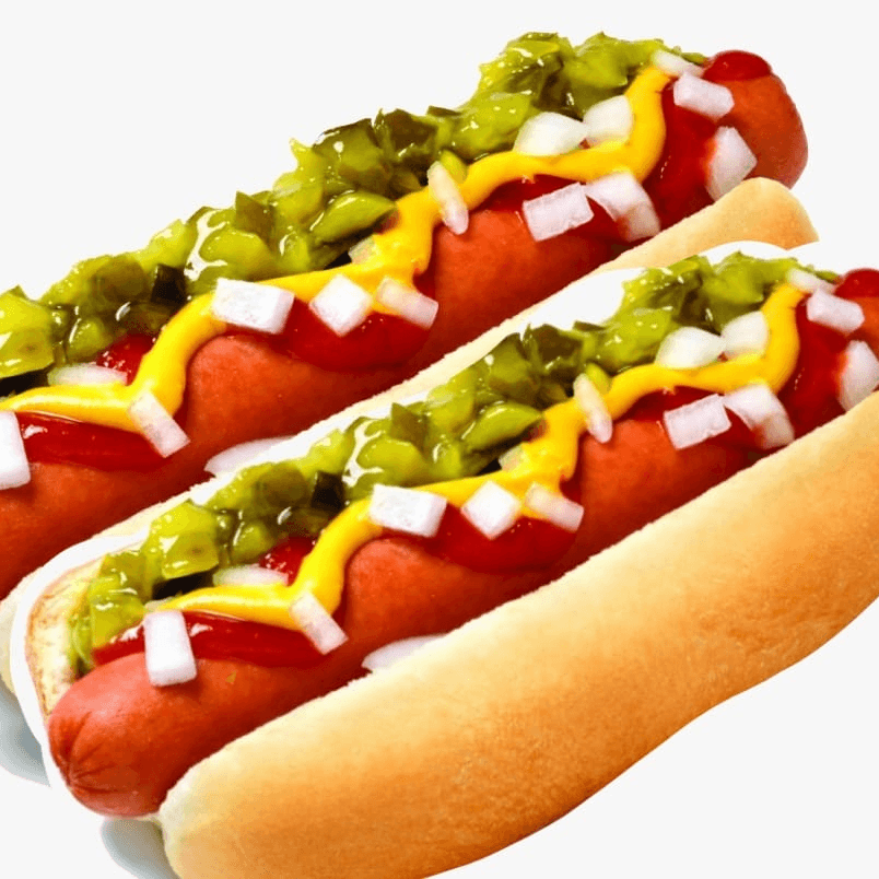 Combo 2 Hot Dogs Rojos + Papas + Coca 600