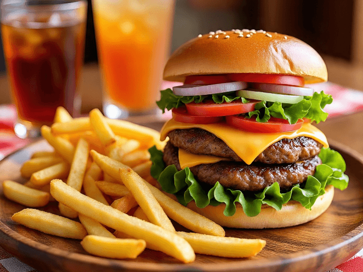 Tacos y hamburguesas el INGE