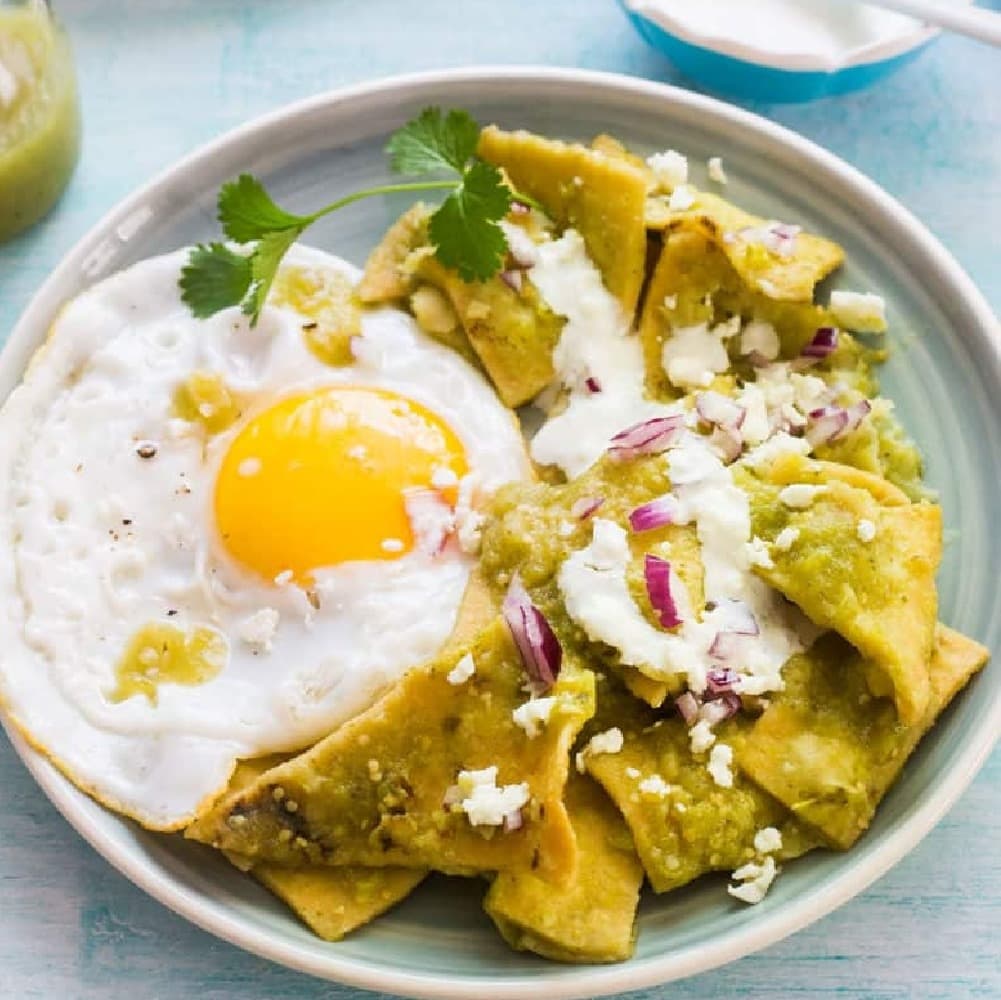 Chilaquiles con Huevo