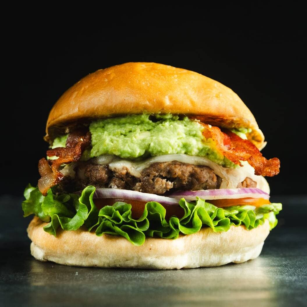 Green Bacon Gold Burger