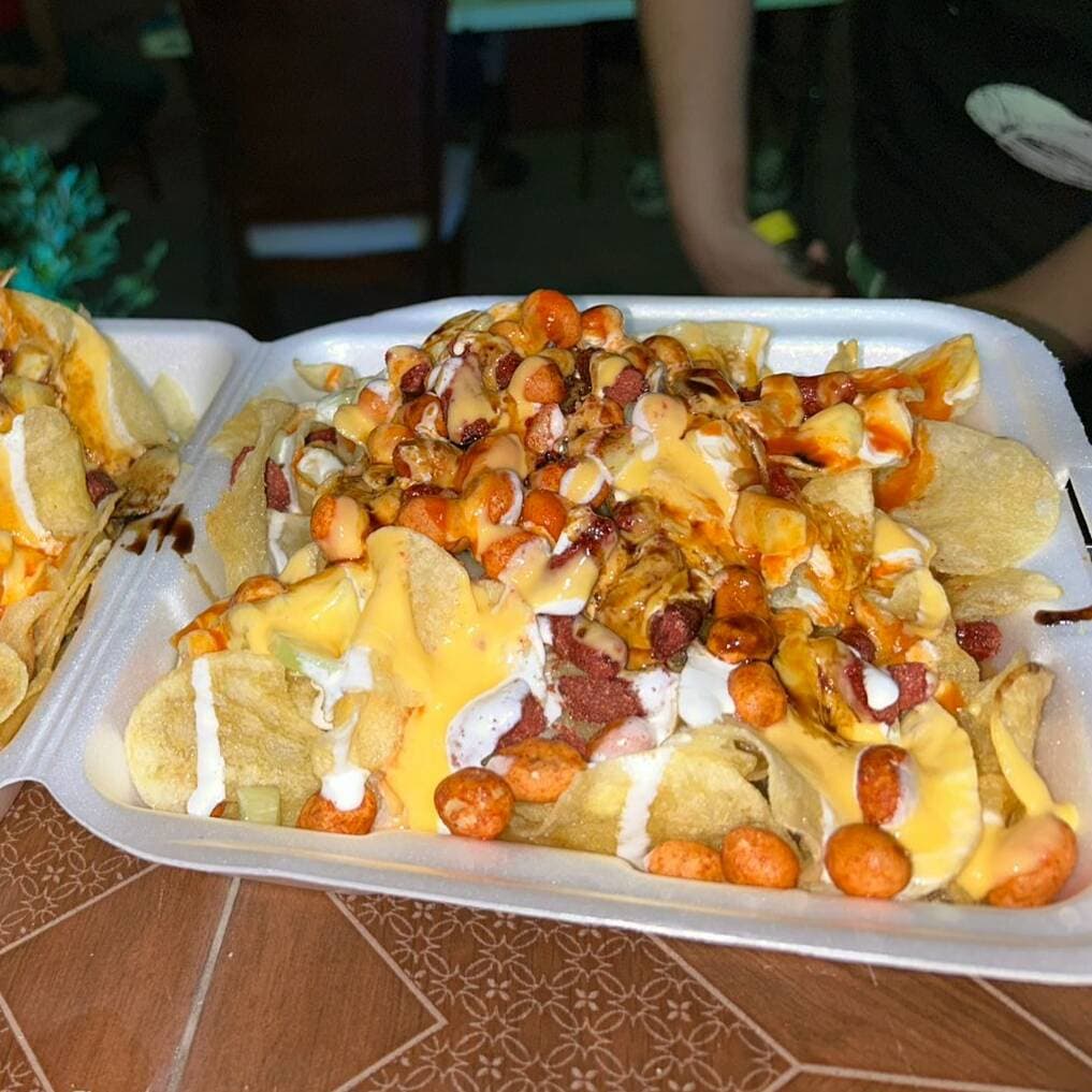 Media Charola de Papas Caseras Preparadas