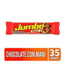 Chocolatina Jumbo Mani 35g