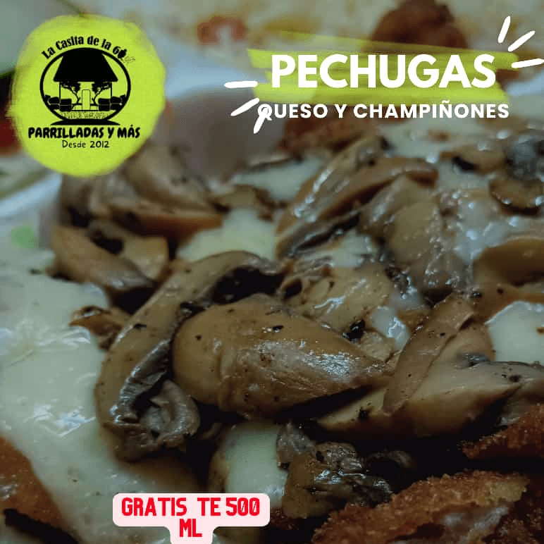 Pechugas Queso/champiñone Orden + Te 500 Ml