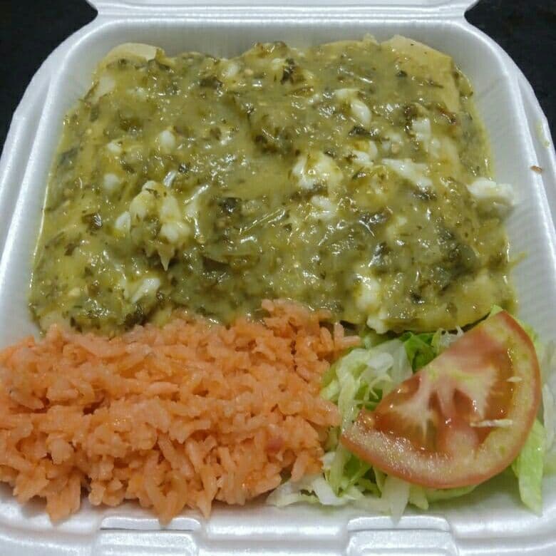 Enchiladas Suizas (con 5 Piezas)