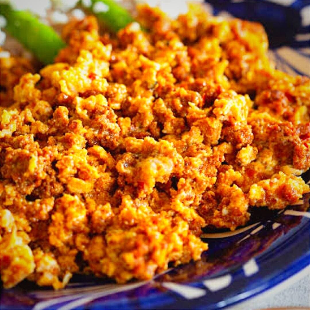 BURRITO DE HUEVO/CHORIZO CON PAPAS