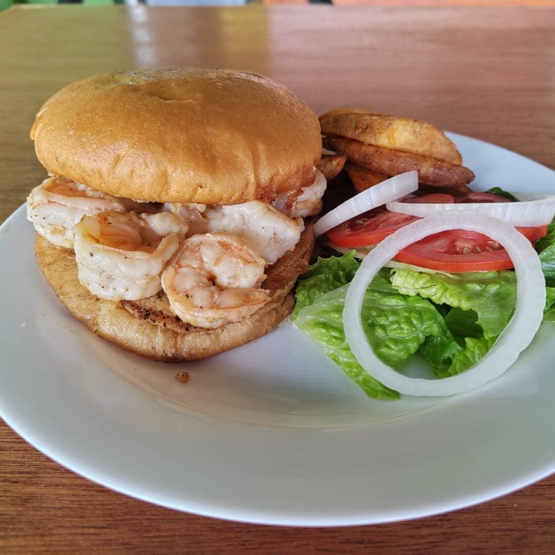 Hamburguesa de Camaron