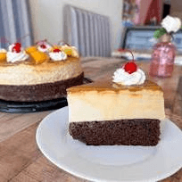 rebanada de chocoflan