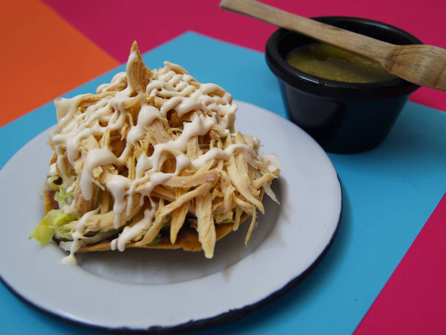 Tostadas de Pollo