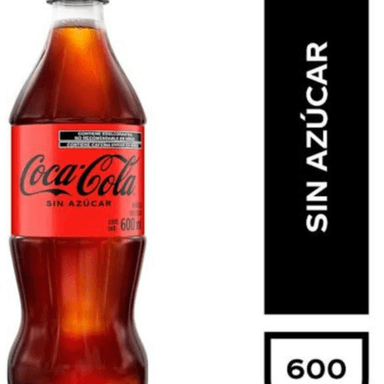 Coca Cola Sin Azúcar 600 Ml