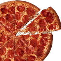 Pizza grande de pepperoni estilo ny 14"