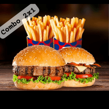 Combo hamburguesas 2 X 1