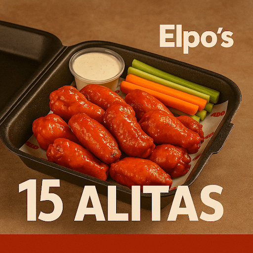 Alitas 15 piezas