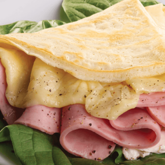 Crepa de Jamón con Queso Philadelphia